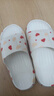 DFBK日本孕妇专用防滑拖鞋室内家居浴室洗澡eva不臭脚静音家用凉拖鞋 印花爱心【日本R11级防滑】 36 37 【正码】 实拍图