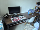 超·奈（CHAONAI）【顺丰到家】电脑桌家用台式简约办公卧室小户型学习桌简易书桌子 【单桌25MM厚桌面】黑架+古橡木 长180CM宽60CM高75CM 实拍图