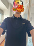大嘴猴（paul frank）短袖男士春夏季宽松翻领t恤男POLO衫男美式百搭上衣 黑色 L  实拍图