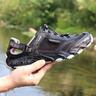 悍途（HUMTTO）溯溪鞋新款透气夏季网面户外涉水鞋徒步两栖防滑耐磨户外钓鱼鞋 黑/浅灰-男 42 实拍图