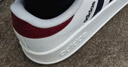 adidas BREAKNET休闲网球文化板鞋小白鞋男子阿迪达斯官方轻运动 白色/藏青蓝/酒红色   42.5 实拍图
