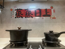 菲仕乐食光珐琅锅铸铁锅微压锅汤锅煮锅双耳煲汤锅24厘米铸铁锅-黑金 实拍图