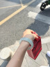 行芳 缅甸玉手镯老坑冰种玉镯浅绿油青玉手镯宽飘花玉石处理镯子女款 内径57-58mm 实拍图