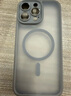 ROCK适用苹果16Pro手机壳iPhone16Pro保护套磁吸Magsafe防摔镜头全包精孔硅胶简约不粘指纹男女灰色 实拍图