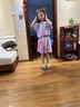 G.DUCKKIDS童装女童套装夏季2024新款中大童女孩夏装扎染纯棉短袖T恤半身裙 粉色（带安全裤） 130 建议身高120-130cm年龄7-8周岁 实拍图