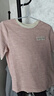 百图betu女装夏新款T恤法式小香风温柔甜美圆领短袖T恤女2305T24 粉红 S 实拍图