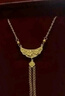 中国黄金（CHINA GOLD）足金精品幸福花嫁流苏黄金套链项链送女友老婆生日七夕情人节礼物 约 5.8g【克重多退少补】 实拍图