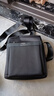 袋鼠竖款男士单肩包男包斜挎包商务休闲背包牛津布防水布包韩版小包 加大号黑色24宽27高8厚jd 实拍图