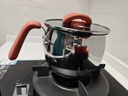 特福（Tefal）加厚不锈钢小奶锅不粘锅 一人食家用煮面锅热奶泡面锅单柄小汤锅 多功能锅 16cm 实拍图