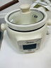美的（Midea）电炖锅煲汤锅炖汤锅 1.5h快炖 陶瓷炖汤盅母婴辅食锅熬粥 1.5L 电炖盅白瓷柔炖大功率MD-DGE1556 实拍图