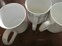 陶相惠 茶杯陶瓷杯办公杯会议杯带盖10只套装开会杯子商务会议水杯350ml 实拍图