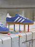 adidas T头鞋 VL COURT复古板鞋德训鞋男女阿迪达斯轻运动   蓝色/亮白/树脂黄(推荐女生选小半码)   37 实拍图