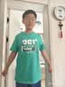 361°童装儿童短袖2026夏季男童短袖t恤男大童夏季短袖上衣 青 175 实拍图