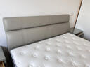 全友家居现代简约真皮高箱储物双人大床2米2.2米主卧室悬浮床 【浅米灰 | 高脚】床+床头柜*2+床垫 1.8x2米【撑腰软靠】 实拍图