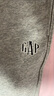 Gap男装2025春季新款刺绣logo松紧腰束口卫裤运动休闲长裤725654 灰色 L (175/84A)亚洲尺码 实拍图