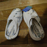 361°拖鞋男女AG运动凉鞋软弹耐磨居家防滑运动拖鞋涉水情侣拖鞋沙滩鞋 羽毛白/浅青色【女】 36 实拍图