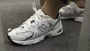 NEW BALANCE NB530官方老爹鞋男鞋女鞋复古情侣网鞋夏季透气百搭休闲运动鞋 白色 MR530SG 【建议拍小半码】 38.5 (脚长24cm尺码详询客服) 实拍图