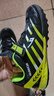 回力童鞋儿童足球鞋2025春季新款男童碎钉软底防滑训练鞋学生运动鞋 黑荧光绿 36码 内长约23.8cm 实拍图