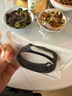 例米 小米手环6腕带7nfc版冰川透明硅胶智能运动替换带印花小米手手环系列可爱个性潮六代 黑色 小米手环4腕带(NFC版通用)-不含主体 实拍图