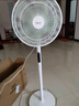美的（Midea）【飓风节能】七叶柔风立式电风扇/家用轻音落地扇/台式小型风扇/大风力遥控定时摇头风扇SAH35BSJ 实拍图