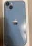 品胜 适用苹果14Plus手机壳 iphone14Plus柔性液态手机壳全包防摔超薄保护套亲肤手感直边保护壳蓝色 实拍图
