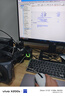 B.O.W航世 HW098C 轻薄小巧无线键盘 巧克力按键便携办公家用通用键盘 灰黑色 实拍图