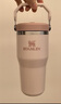 STANLEY拎拎杯吸管杯水杯保温杯大容量办公不锈钢杯子冰霸杯591ML-晶粉色 实拍图