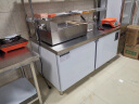 志高（CHIGO）冷藏工作台奶茶店设备全套水吧台不锈钢保鲜平冷操作台冰柜 厨房冰箱商用保鲜工作台 1.5M-0.6M-0.8M双温【-18°|数显】 【不锈钢内层架】店长推荐 实拍图