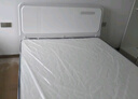 首年全实木床轻奢床现代简约主卧双人床白色高箱储物婚床卧室家具 静音床+天丝乳胶床垫 1.8米*2米框架款 实拍图