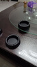 侑家良品 不锈钢烟灰缸 办公室家用桌面摆件热门商品  黑色 实拍图