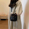 麓格立 包包女包斜挎手机包迷你小包包女2024新款单肩包帆布抽绳水桶包 迷你水桶包 实拍图