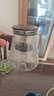 尚明玻璃内胆磁旋飘逸杯泡茶壶茶水分离过滤冲茶具套装家用办公沏茶壶 胡桃木800ml 实拍图
