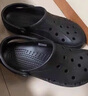 卡骆驰crocs洞洞鞋贝雅男鞋女鞋轻便耐磨一脚蹬拖鞋休闲鞋|10126 黑色-001 44 (280mm) 实拍图