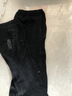 冰袖男女通用防晒袖套夏季纯色薄款遮阳冰丝护臂手袖骑行手套 拇指款黑色 均码 1双 实拍图