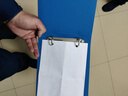 晨光(M&G)文具中号30页打孔器 便携式双孔打孔机 孔径7mm/孔距80mm(带标尺) 蓝色单个装ABS92648 开学必备 实拍图
