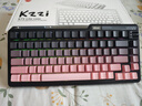 珂芝 KZZIK75Lite无线机械键盘蓝牙有线三模游戏办公键盘gasket客制化热插拔RGB侧刻82键75配列高颜值女生 黑莓粉侧刻【彩虹轴】RGB-三模-游戏推荐 实拍图