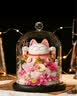 依雯然（Ivenran）招财猫摆件永生花礼盒结婚礼物纪念日送老婆送闺蜜伴手礼盒花束 实拍图