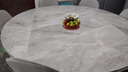 风之意 轻奢岩板餐桌现代简约可变圆桌储物饭桌家用小户型伸缩餐桌椅组合歺桌SH-266A 【推荐】12mm岩板餐桌-云多拉灰 1.5米一桌六椅 实拍图