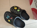 卡骆驰crocs洞洞鞋贝雅男鞋女鞋轻便耐磨一脚蹬拖鞋休闲鞋|10126 黑色-001 37 /38(230mm) 实拍图
