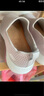 斯凯奇（Skechers）女鞋夏季透气一脚蹬健步鞋子女款软底减震休闲运动网面鞋15600 女款/灰褐色/TPE 36.5 实拍图