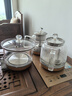 茶皇子（CHAHUANGZI）全自动上水电茶炉玻璃电热烧水壶喷淋式煮茶器茶台嵌入式2025新款电热水壶泡茶专用烧水煮茶一体机 1L 香槟金（三壶款）37×20cm 实拍图