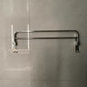 居臣仕304不锈钢折叠双杆毛巾架免打孔卫生间毛巾杆置物架毛巾挂杆加长 折叠双杆 304不锈钢带挂钩 69cm 实拍图
