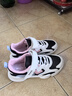 鸿星尔克（ERKE）童鞋中性大小童休闲鞋大网孔透气运动鞋正黑/微晶白/糖粉色36 实拍图
