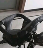 贝蒂龙儿童溜娃神器婴儿四轮推车小孩手推车轻便可坐可折叠遛娃轻便推车 黑/加大款+坐垫+底兜 实拍图