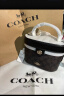 蔻驰（COACH）【官方授权店】蔻驰女包单肩斜挎经典老花盒子包生日礼物送女友 78277IMAA8深棕色 实拍图