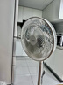 美的（Midea）【品质推荐】七叶轻音柔风电风扇/家用省电落地扇/台式电扇/广角摇头节能宿舍小型风扇 SAE35CA 实拍图