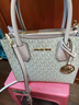 迈克.科尔斯（MICHAEL KORS）【热销】礼物mk女包 Mercer中号风琴包手提单肩包 粉拼色 实拍图