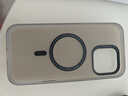 邦克仕（Benks）【自带拍照按键】适用苹果16 ProMax手机保护壳 iPhone16proMax防摔磁吸壳轻砂全包保护套 钛原色 实拍图