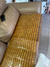 李记花果山沙发垫夏季凉垫麻将凉席沙发坐垫麻将块凉席竹席防滑垫贵妃可定制 窄边碳化色【双牛筋+防滑底】 55*165cm 实拍图