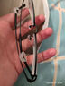 依视路（ESSILOR）男女款商务超轻镜框可配依视路镜片光学近视定制防蓝光平光眼镜 钛+金属-全框-4004BK-黑色 镜框+依视路膜岩高清1.60现片 实拍图